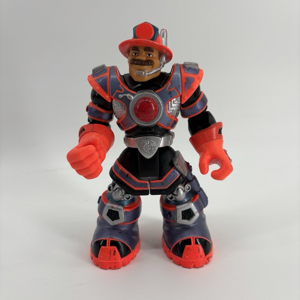 Fisher Price Rescue Heroes‎ Robotz Billy Blazes Vintage 6" Figure